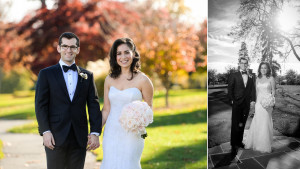 paramount country club wedding bridal couple portrait