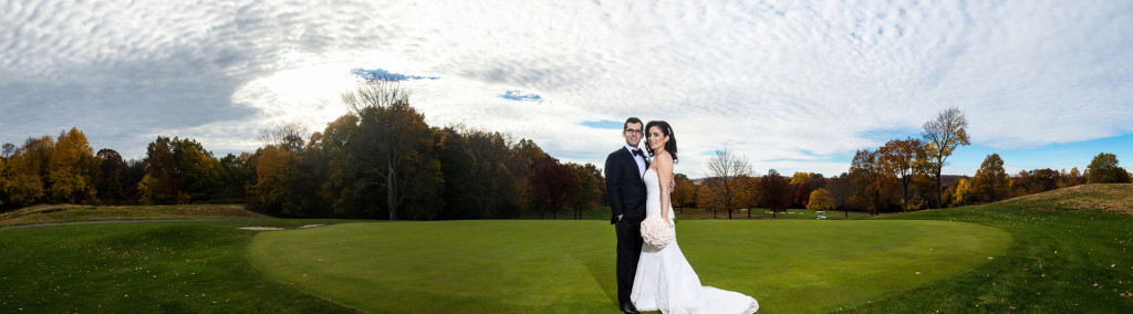 paramount country club wedding bridal couple portrait