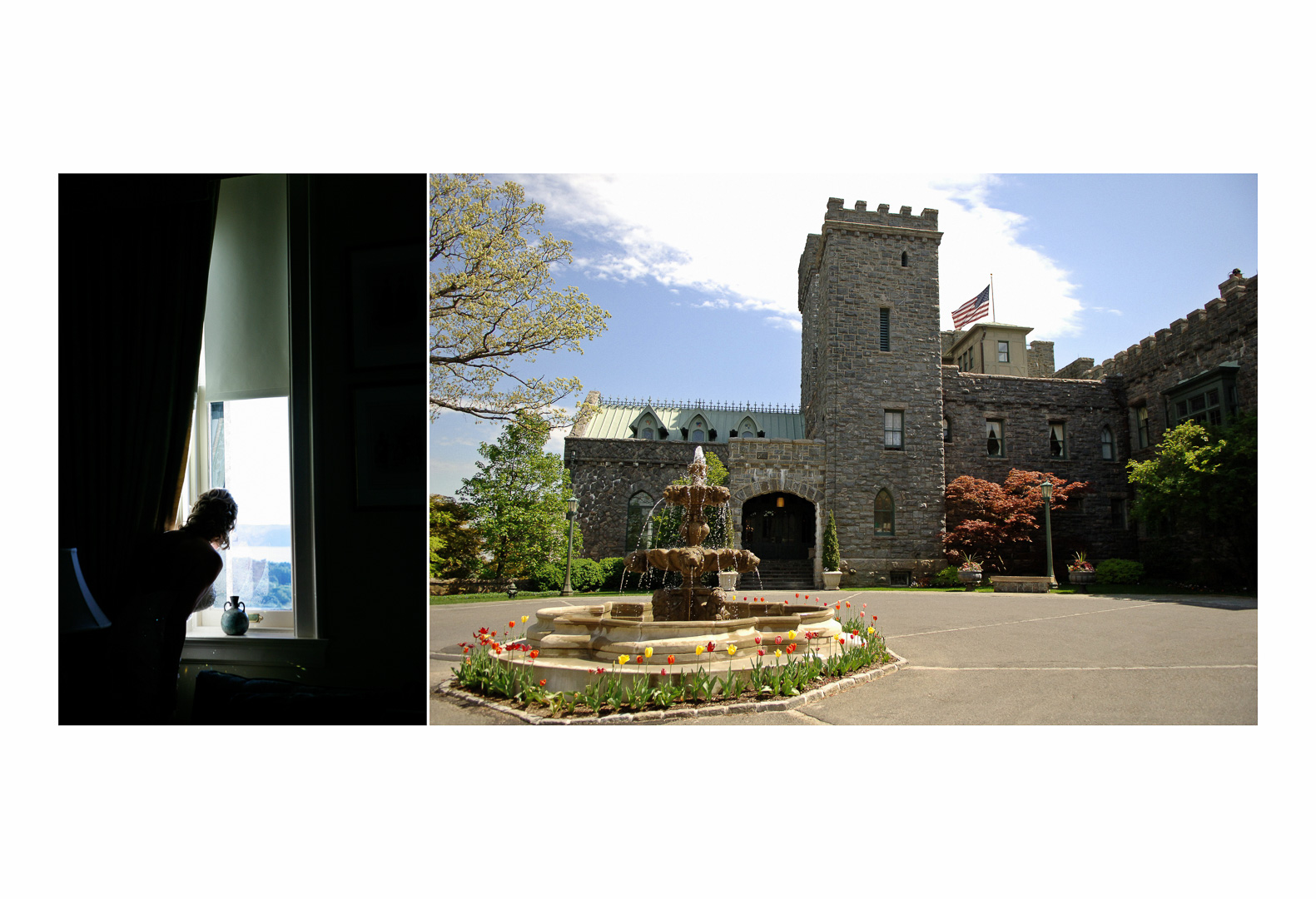 castle hotel and spa wedding photos, ceremoy and reception