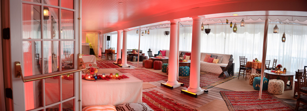 belle haven club greenwich ct birthday party cocktail hour setup