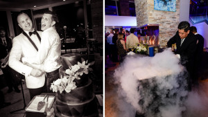 gay wedding cake cutting