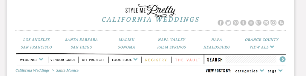 style me pretty featured story